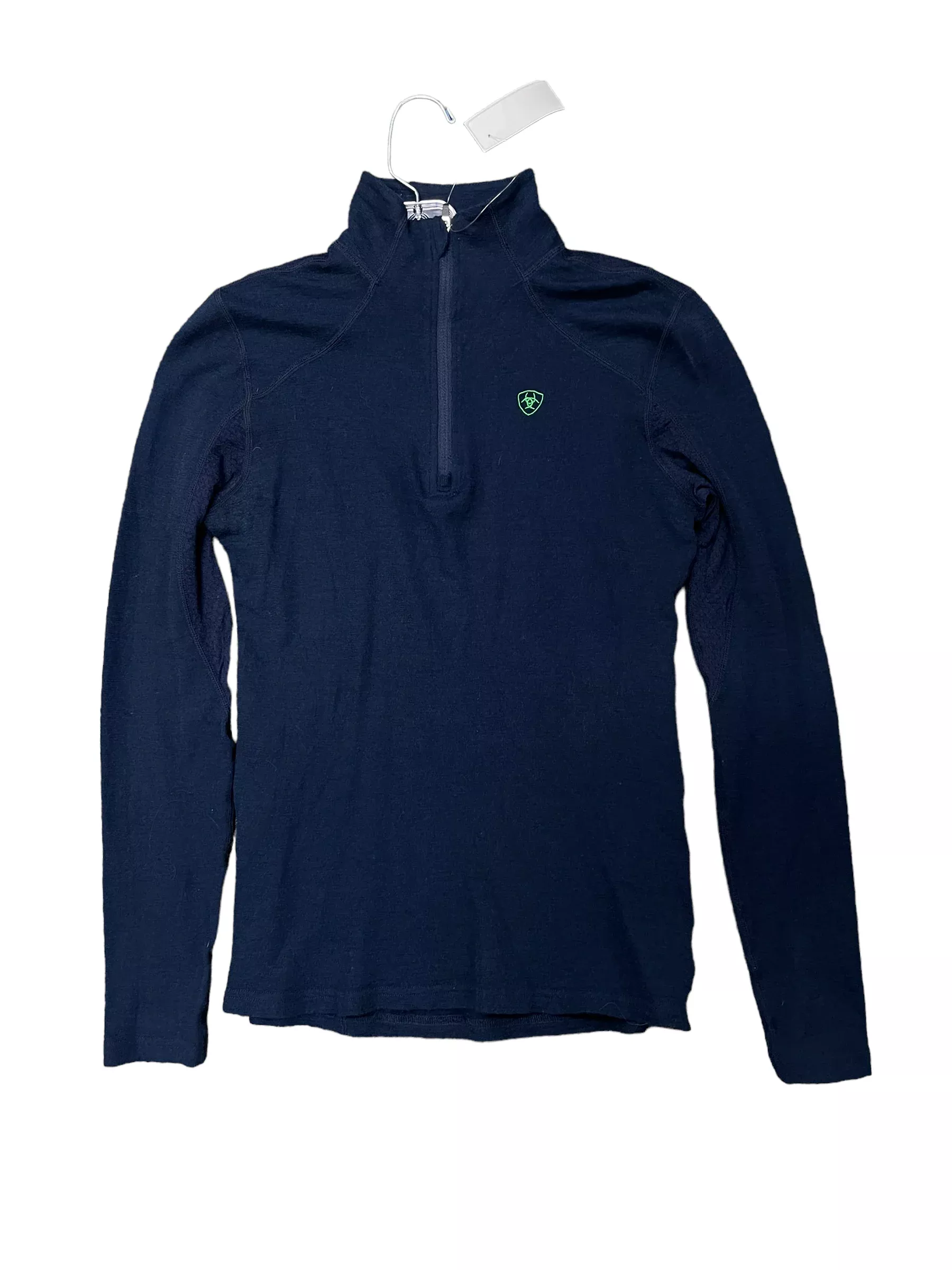 Ariat Merino 1/4 zip - navy S - USED