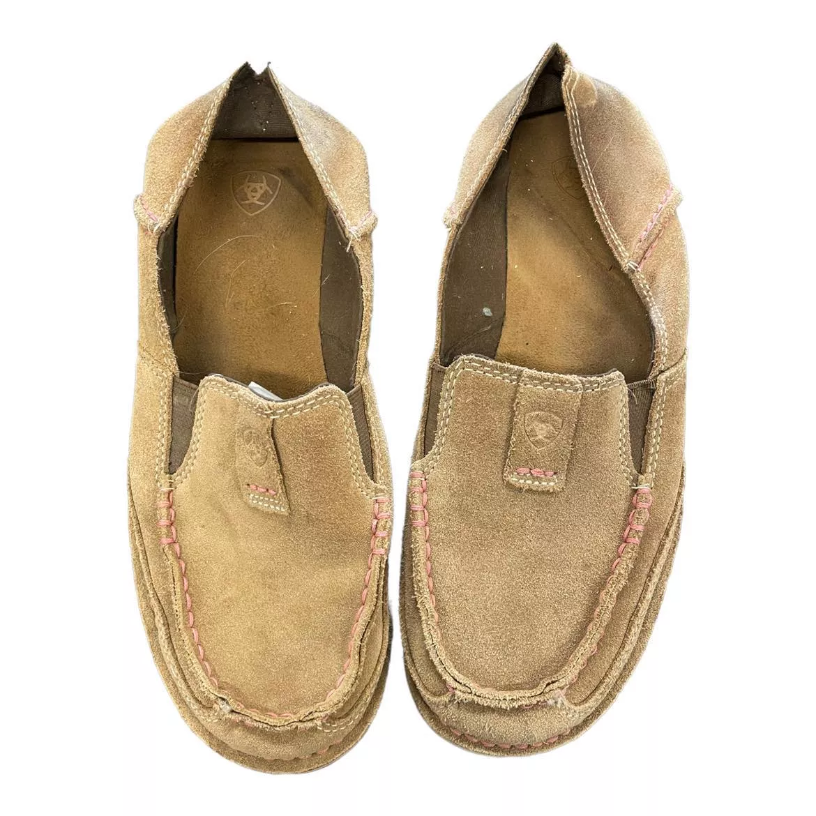 Ariat Moccasins - Brown/Pink - 8 - USED