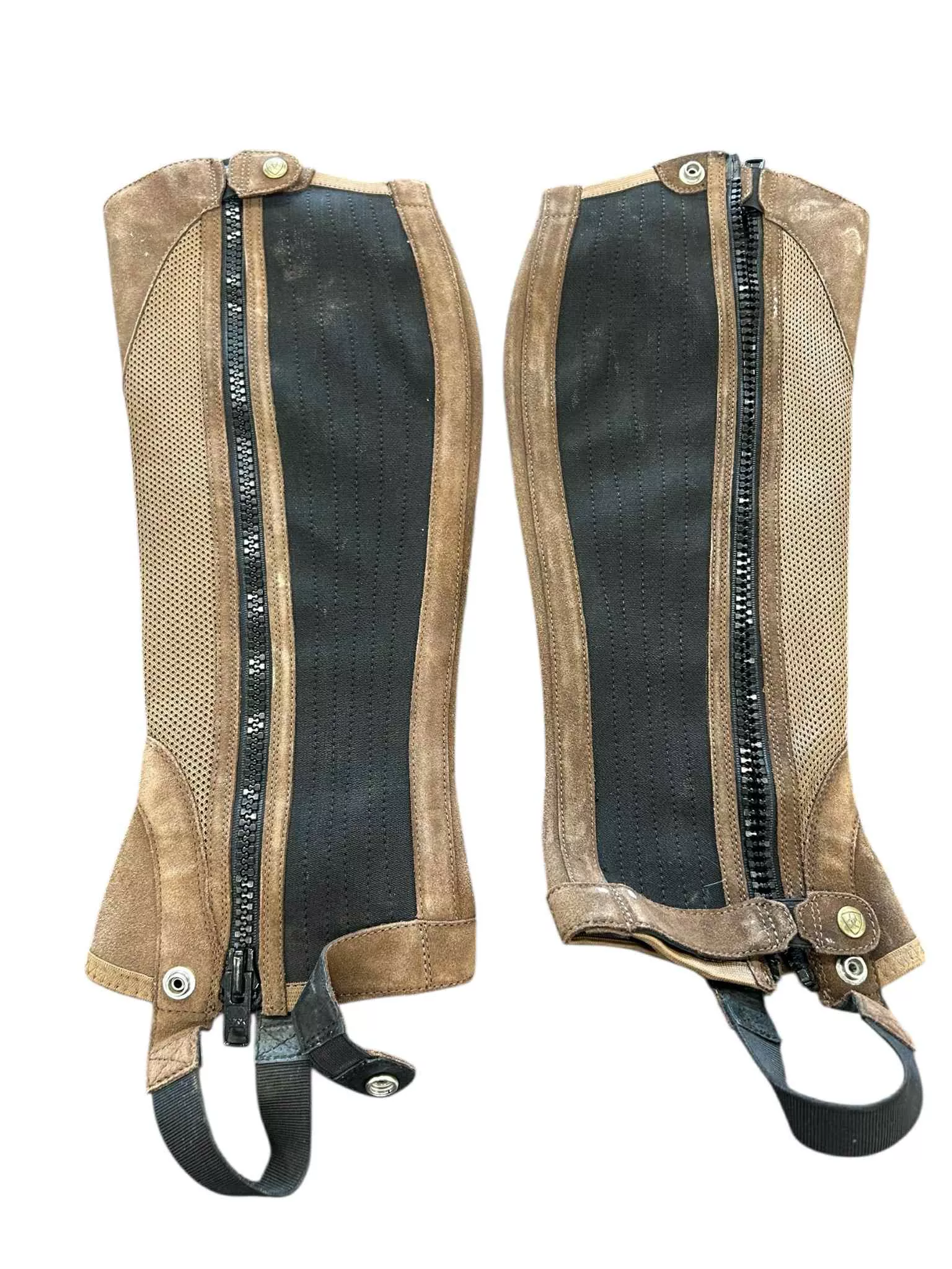 Ariat Terrain Half Chaps - Brown - Adult Large - USED
