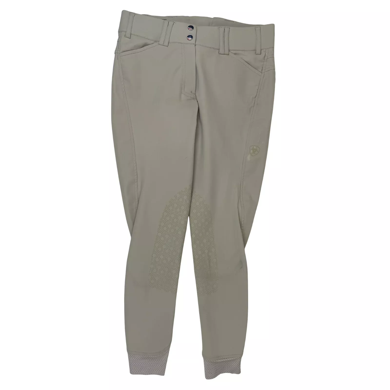 Ariat 'Tri Factor' Knee Patch Breeches in Tan - Women's 24R