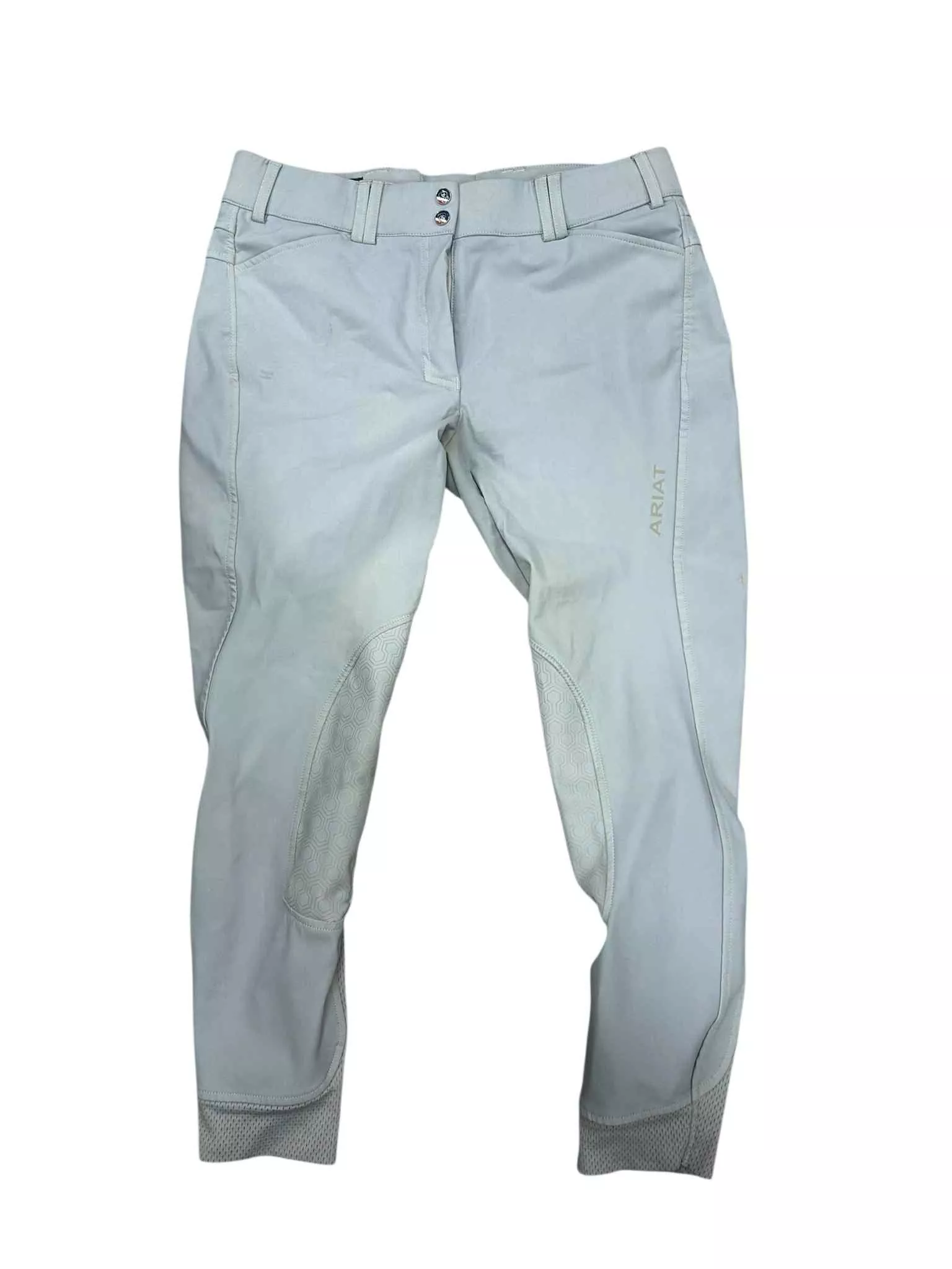 Ariat Tri Factor Knee Patch Breeches - Tan - 32R - USED