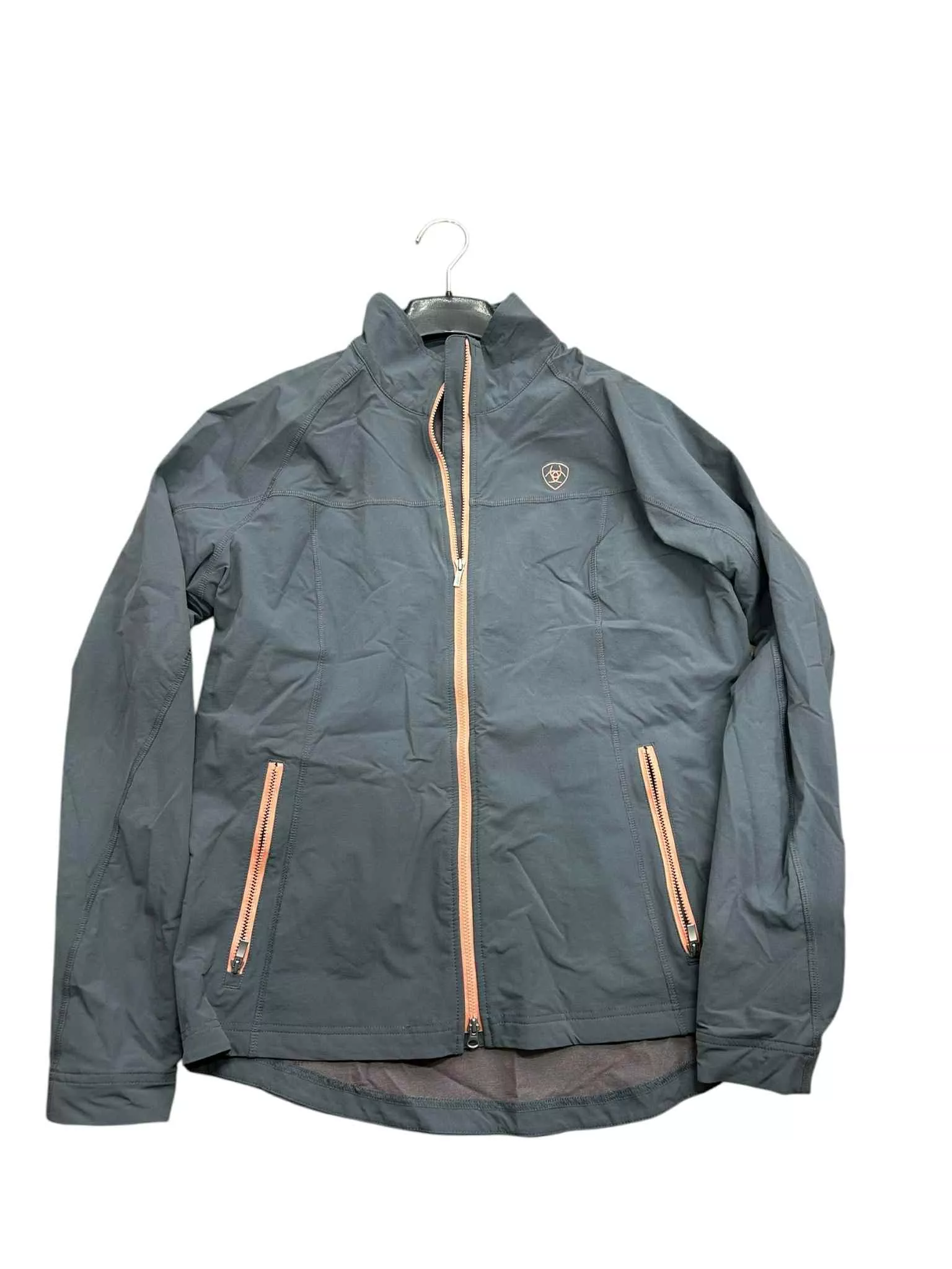 Ariat Windbreaker - Grey/Peach - Large - USED