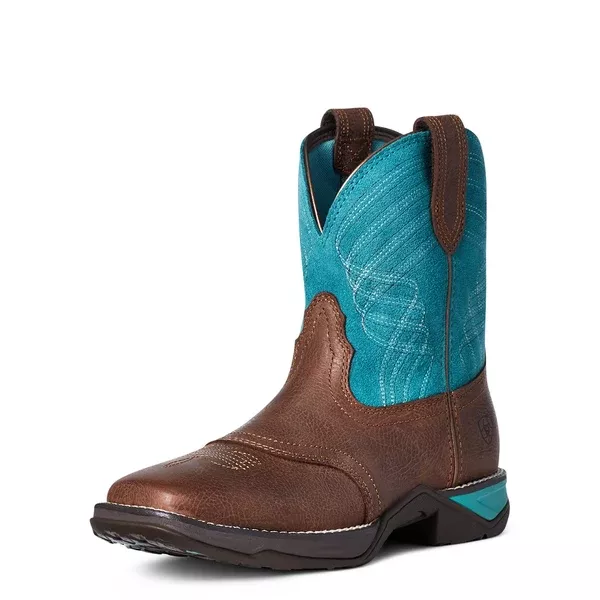 Ariat Womens Anthem Shortie Dark Cottage / Turquoise C Width