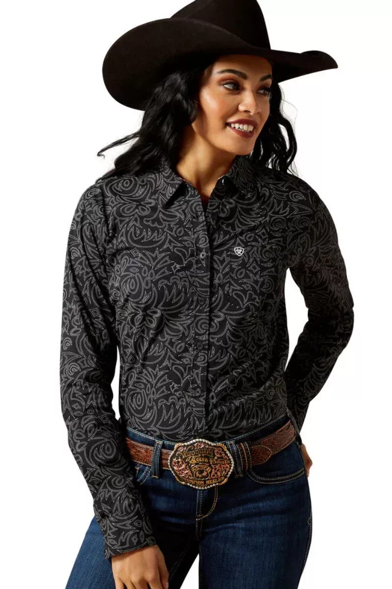 Ariat Womens Kirby Wrinkle Resistant Long Sleeved Shirt