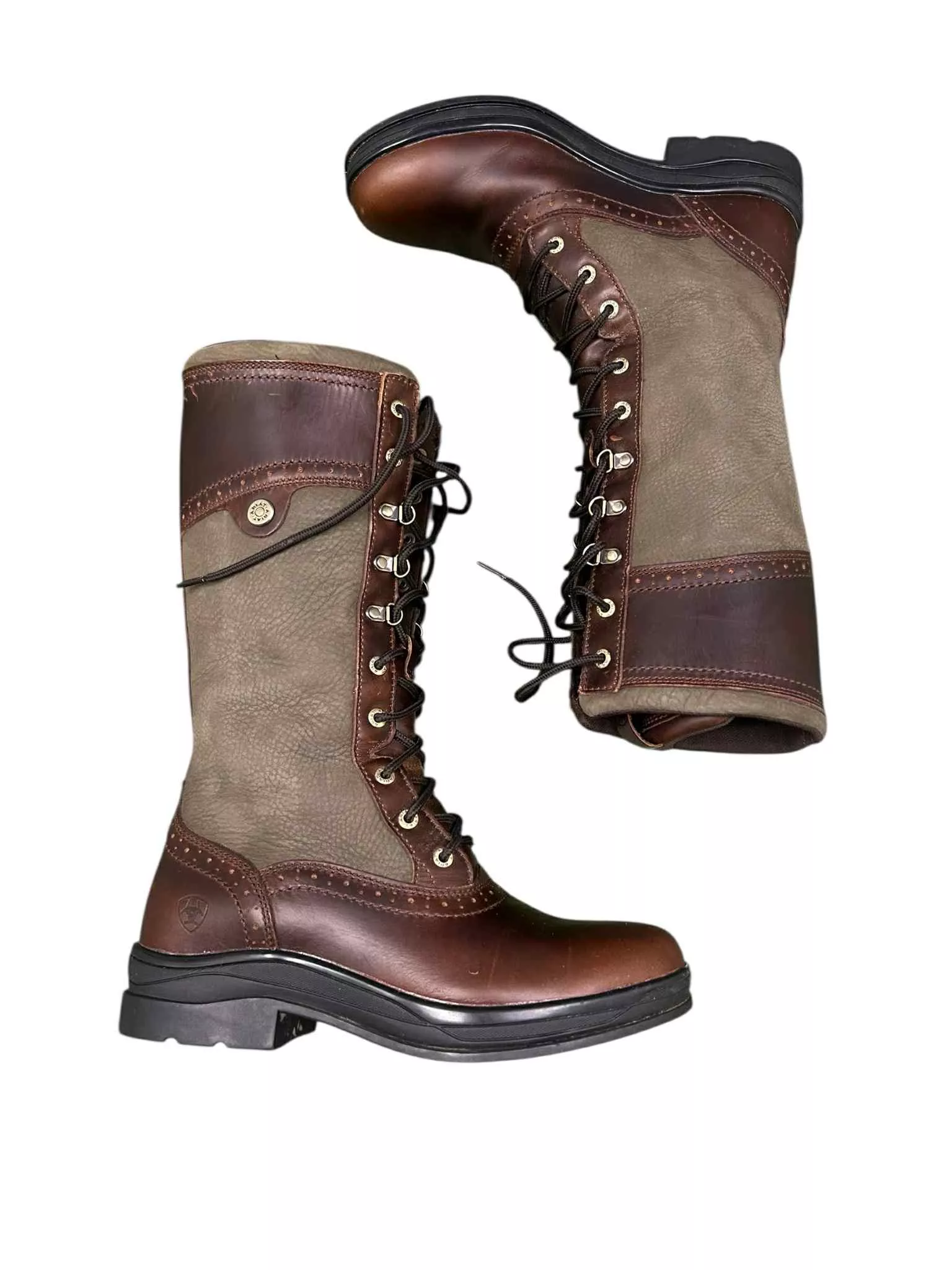 Ariat Wythburn II H2O Winter Boots - Green/Brown - 7.5 - USED