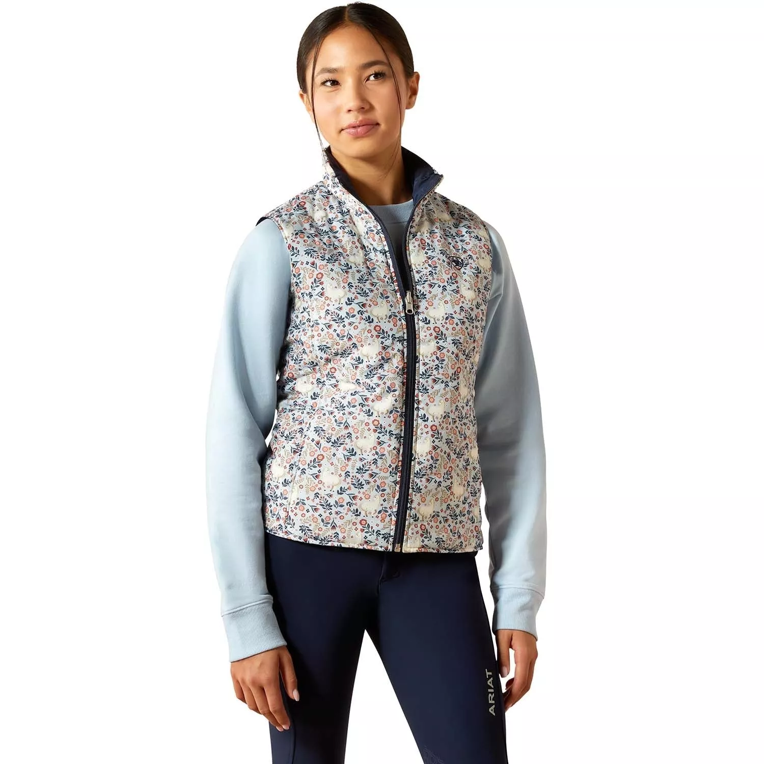 Ariat Youth Bella Reversible Insulated Riding Vest – Lightweight & Warm