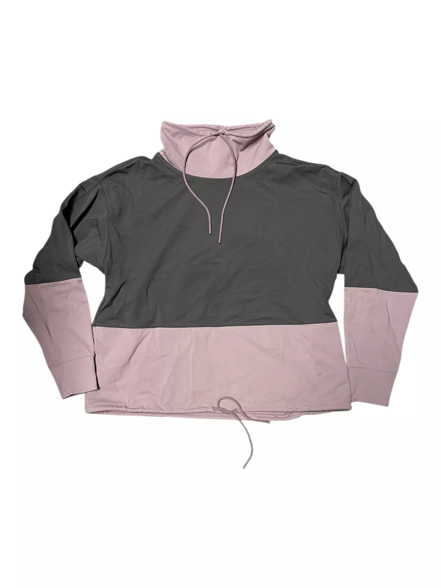 Athleta Pullover - Gray/Dusty Pink - S - USED