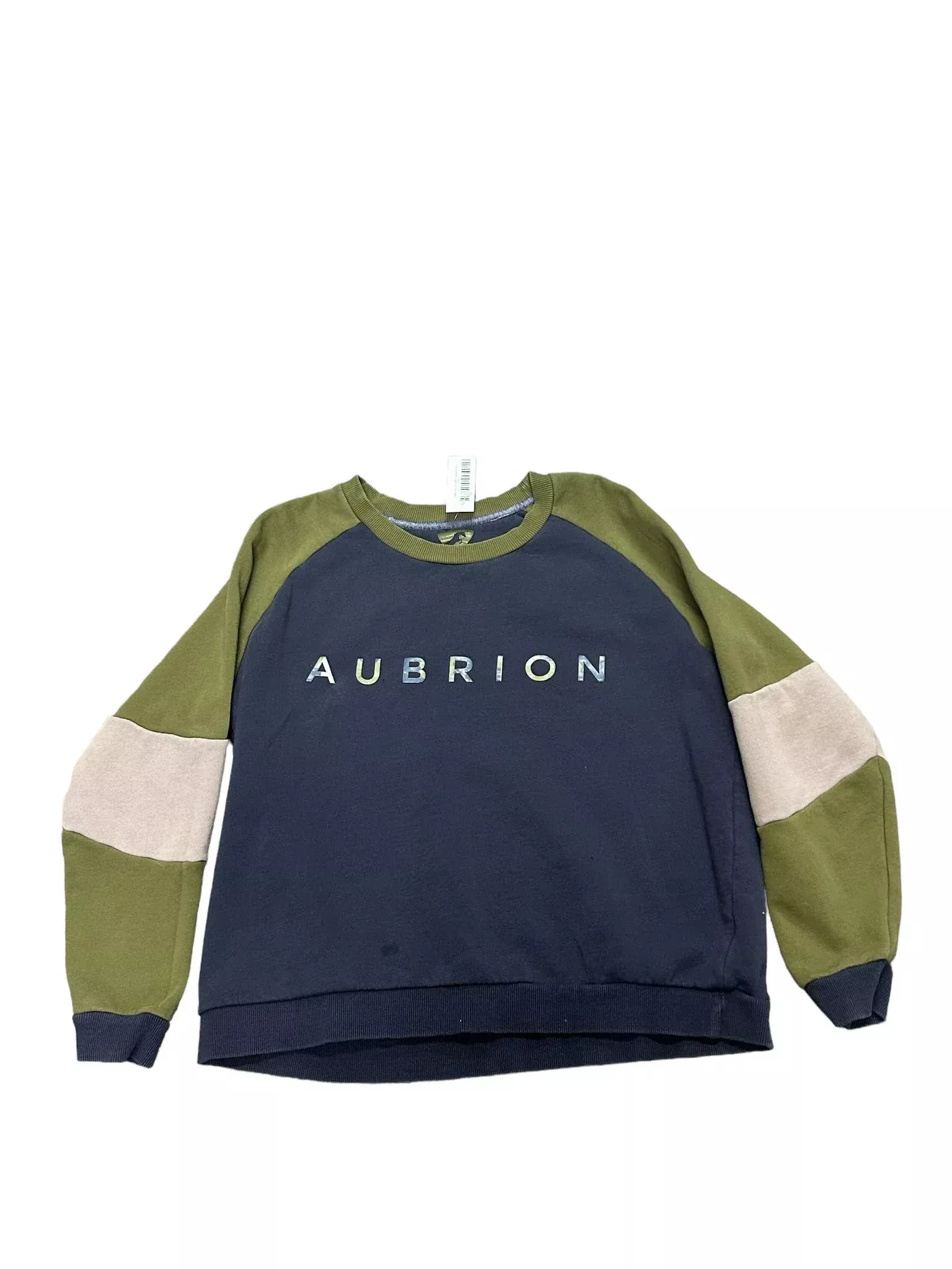 Aubrion Crewneck - Green/Navy L - USED