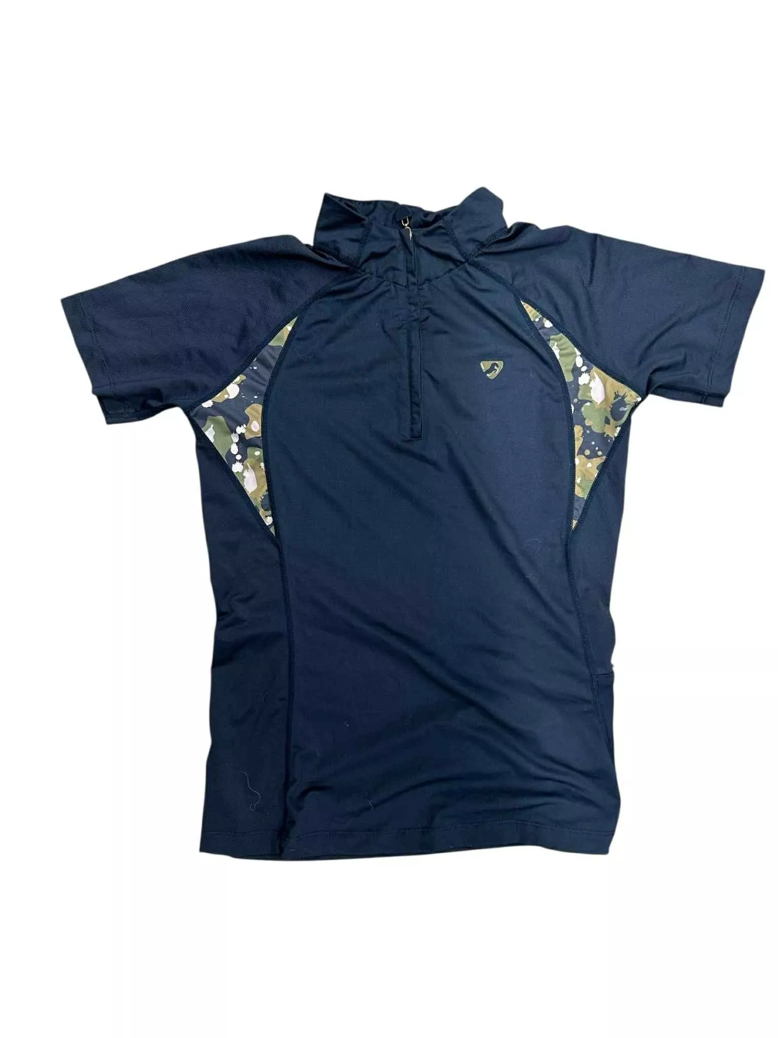 Aubrion SS Top - Navy/Camo - M - USED