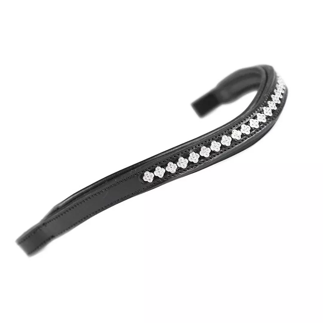 Aviemore Flower Diamante Browband - Multiple Colors & Sizes