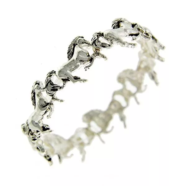 AWST International Galloping Horses Stretch Bracelet