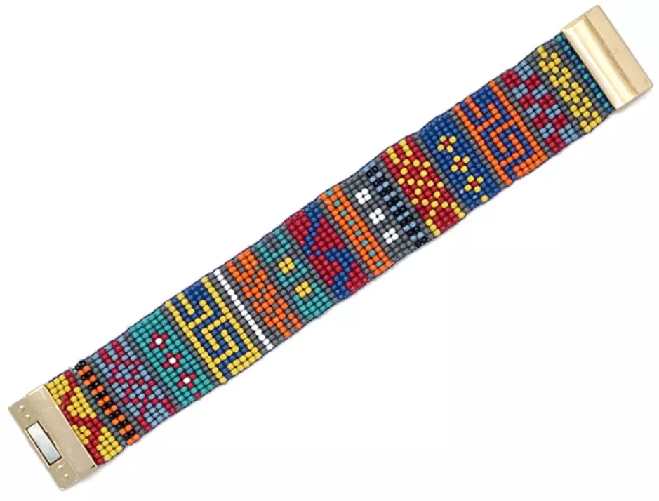 AWST International Southwestern Beaded Bracelet Multi