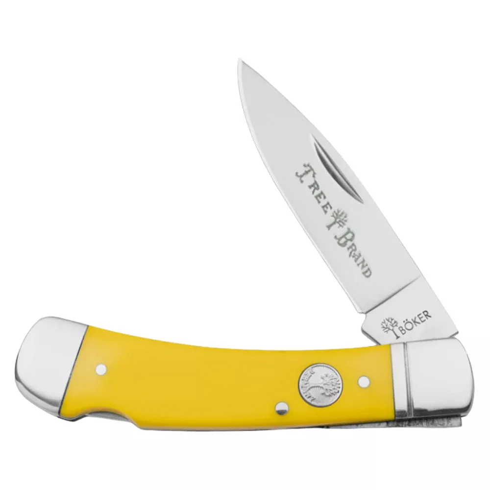 Böker Treebrand Lockback Yellow Delrin