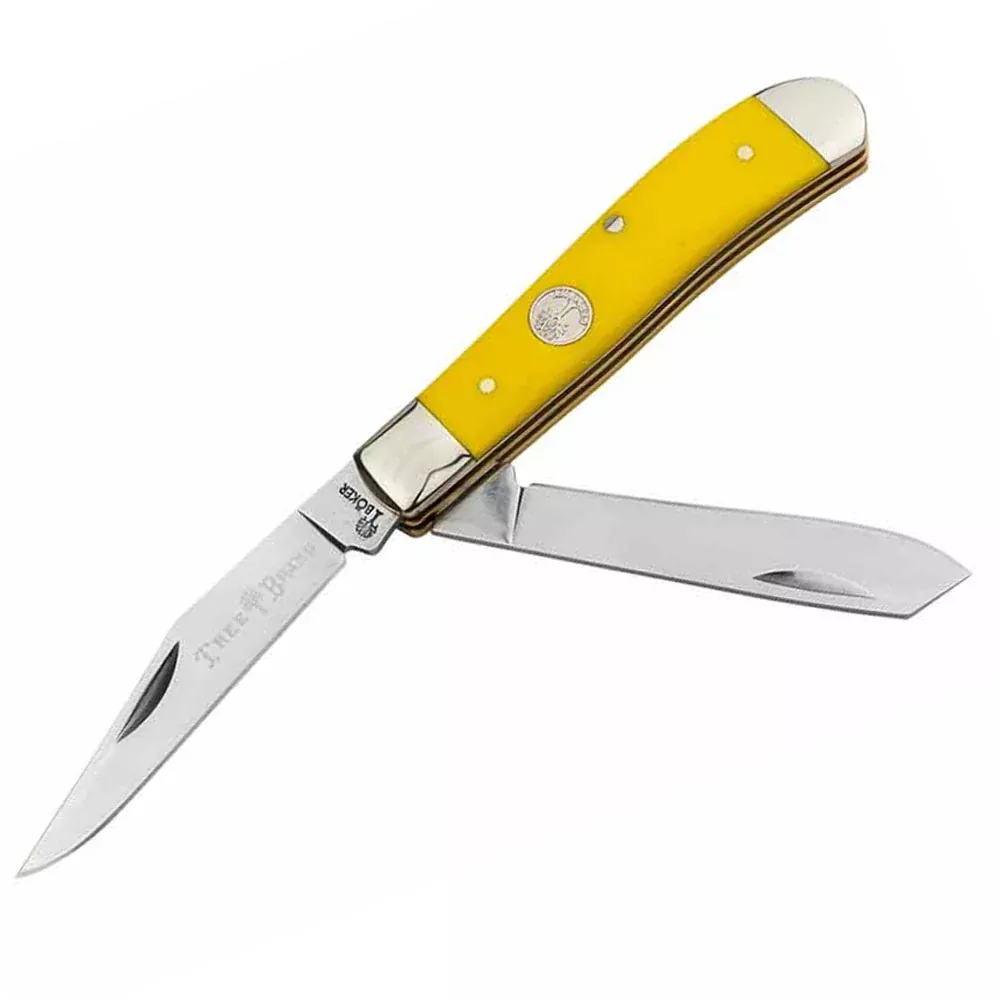 Böker Treebrand Mini Trapper Yellow Delrin