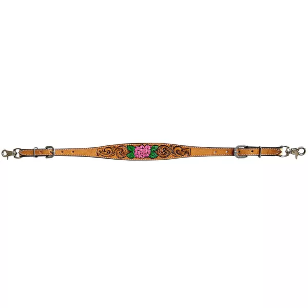 Bar H Equine Belle Unicorn Leather Headstall
