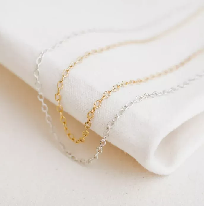 Bel Kai - Fine Textured Chain Necklace