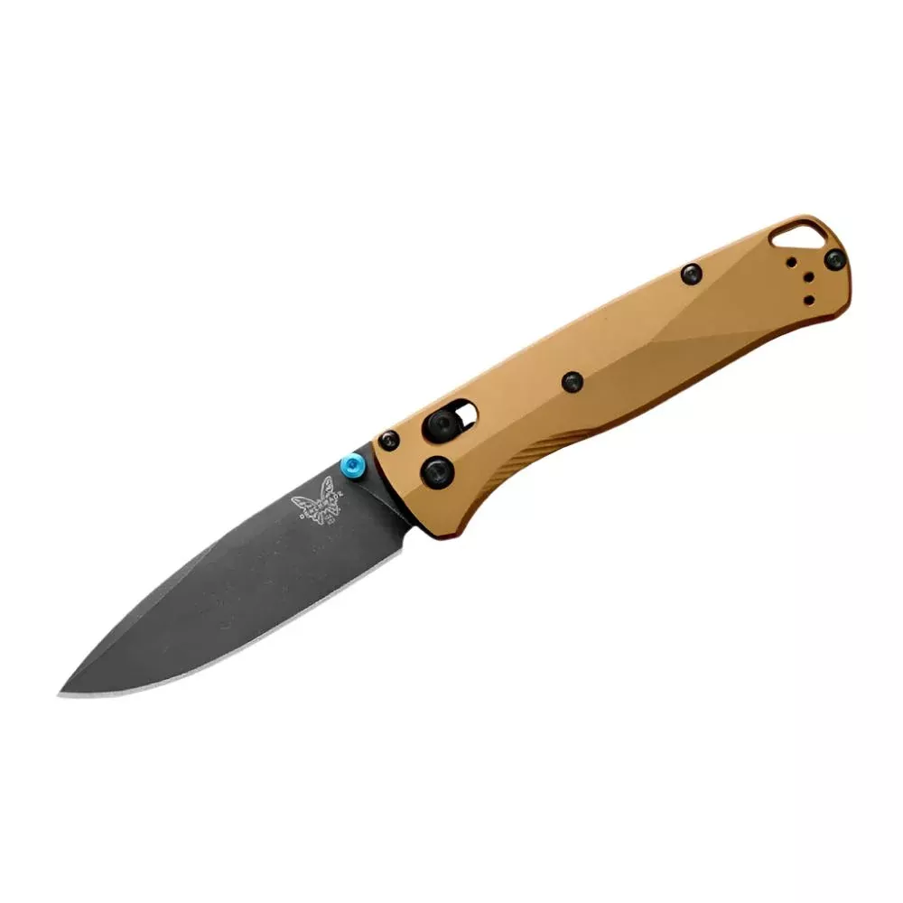 Benchmade Bugout Burnt Brass Aluminum Knife