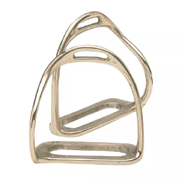 Bent Leg Safety Stirrups | Chrome Plated