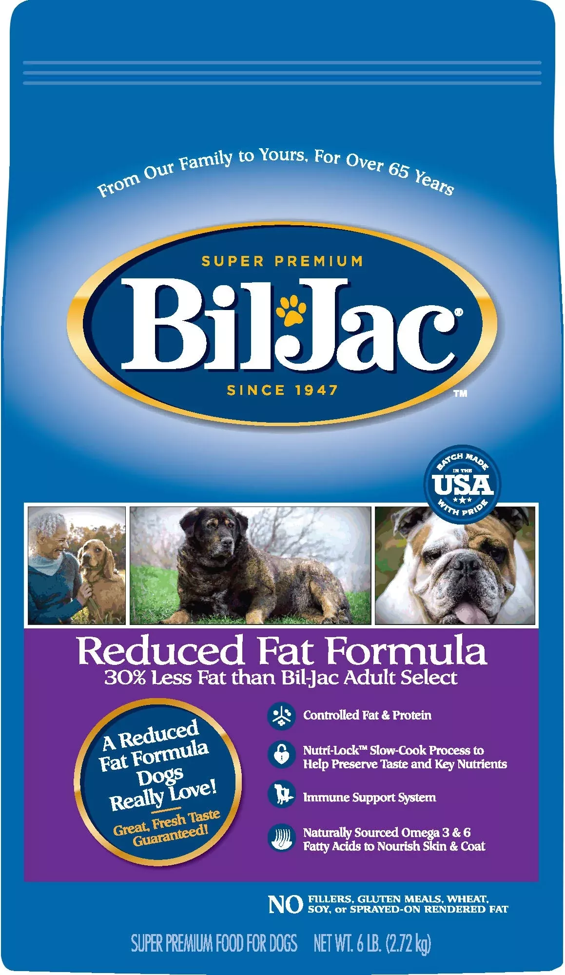 Bil-Jac Reduced Fat Chicken Dog Food 6 Lb