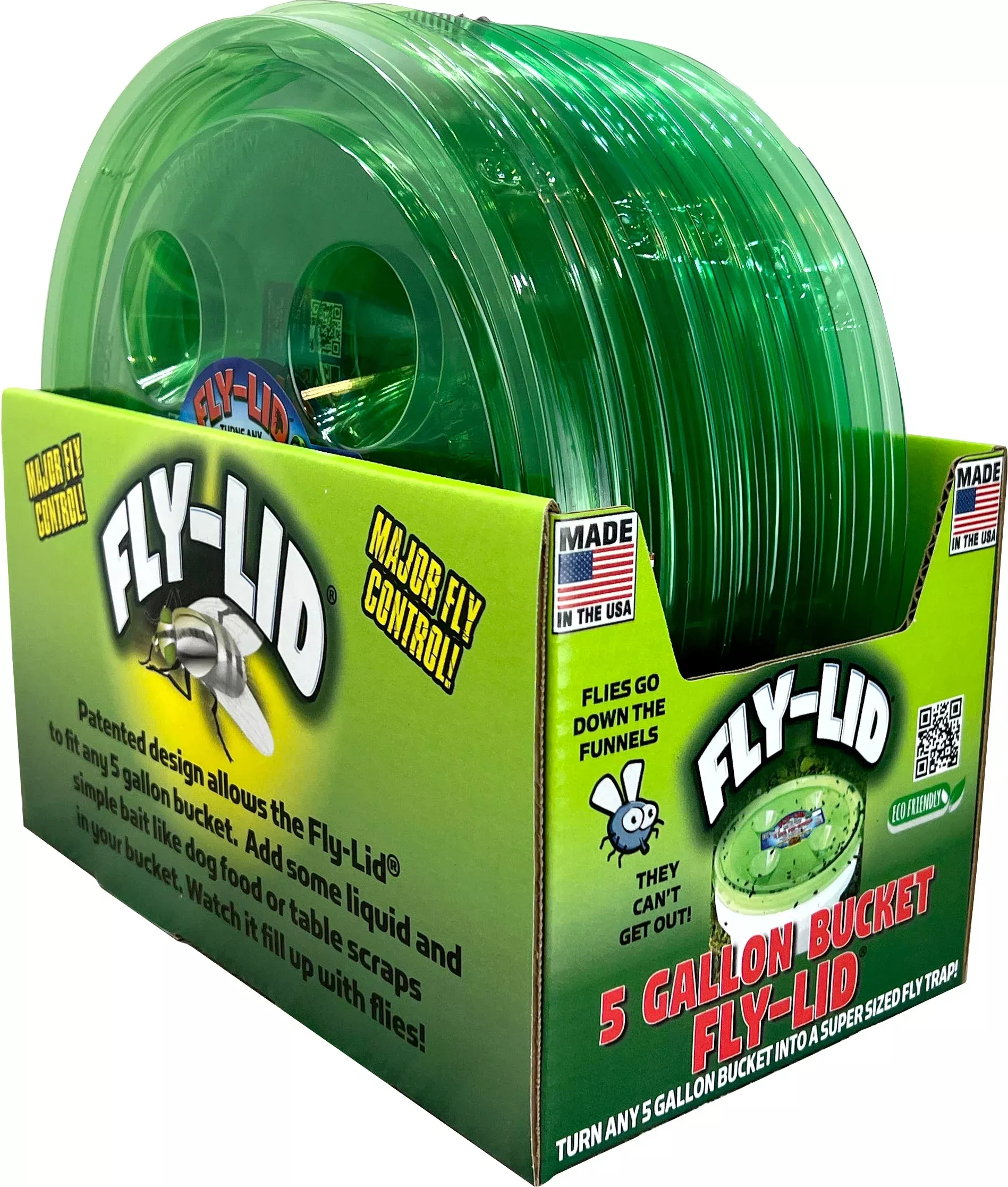 Billy Bob 5 Gal Bucket Fly Lid, 16 Piece Counter Display