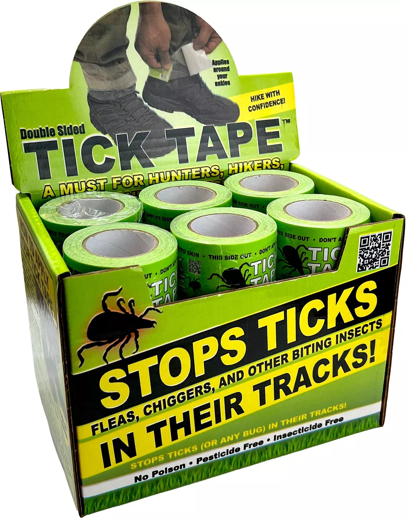 Billy Bob Tick Tape Counter Display 12 Piece