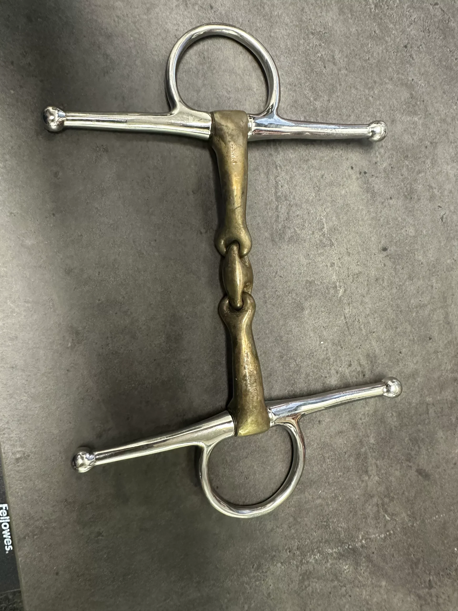 Bit - 4.75 Full cheek snaffle with lozenge
