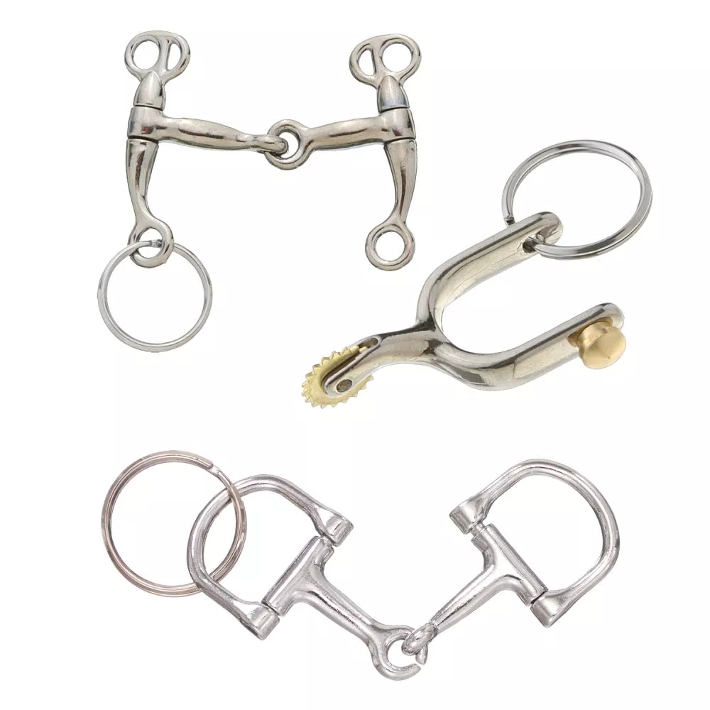 Bit and Spur Keychains – 6 Pack
