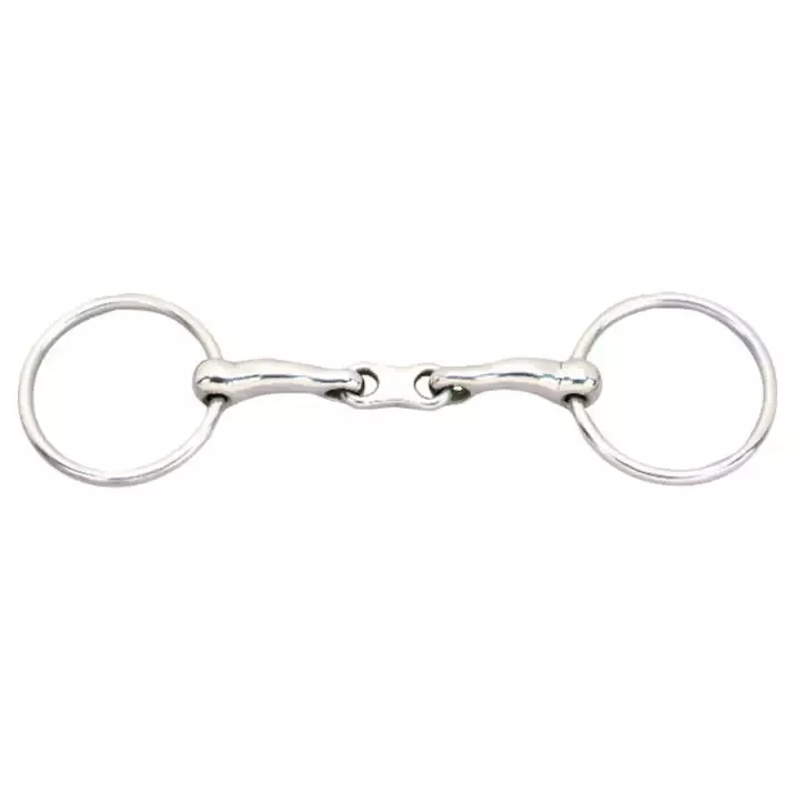 Bit Stainless Steel French Link Loose Ring Snaffle 4.75"
