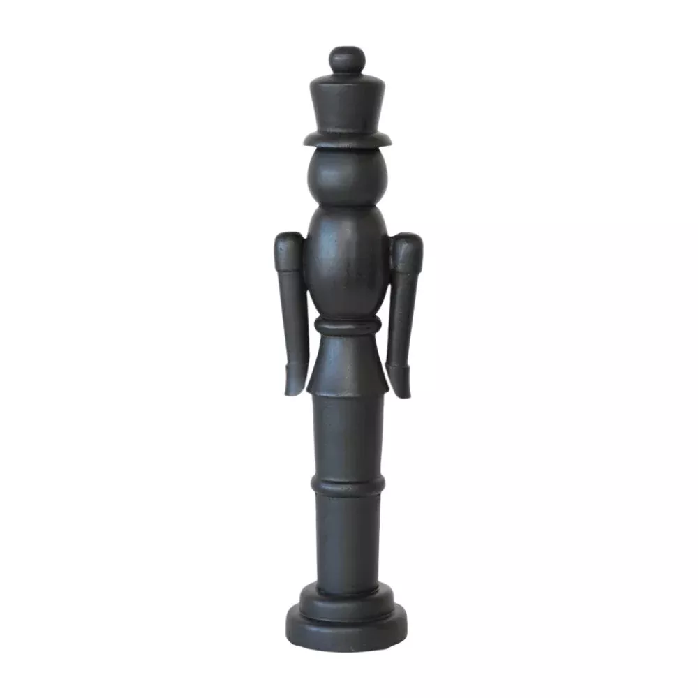Black Mango Wood Nutcracker