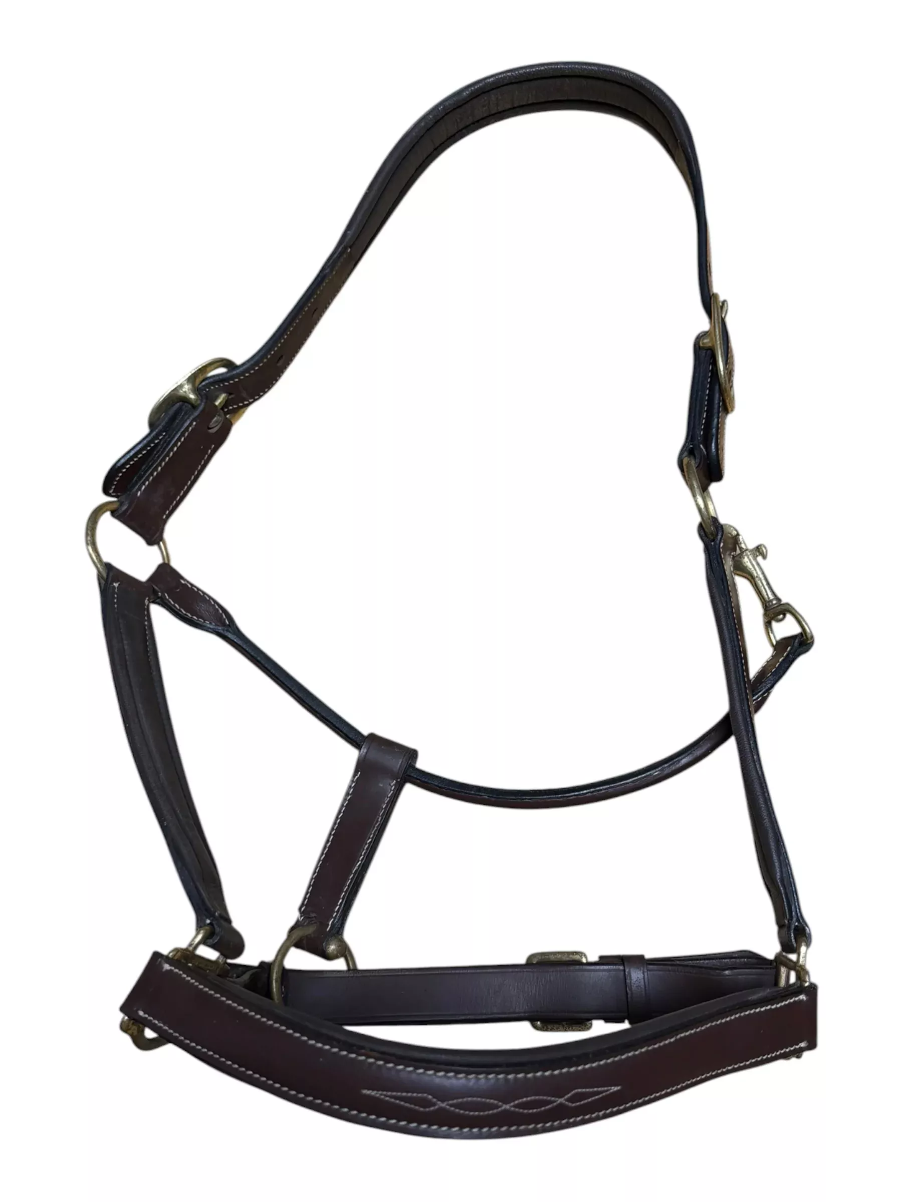 Black Oak Leather Halter - Havana - F/S - USED