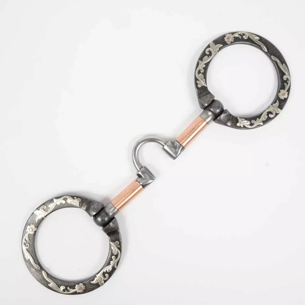 Black ST Correction O Ring with Floral Trim