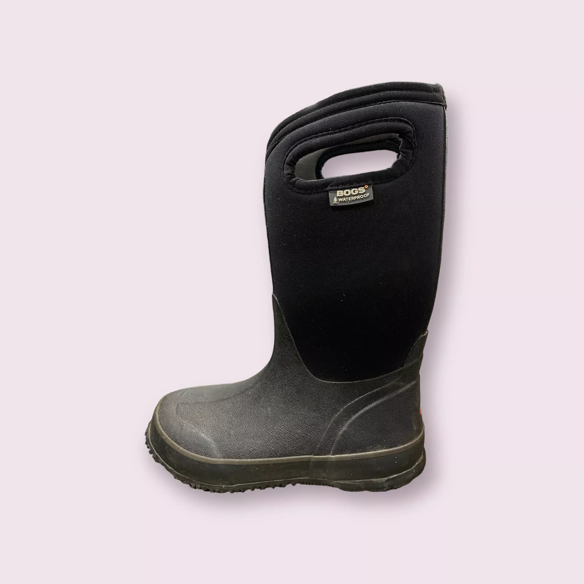 BOGS waterproof boots - black size 3 - USED
