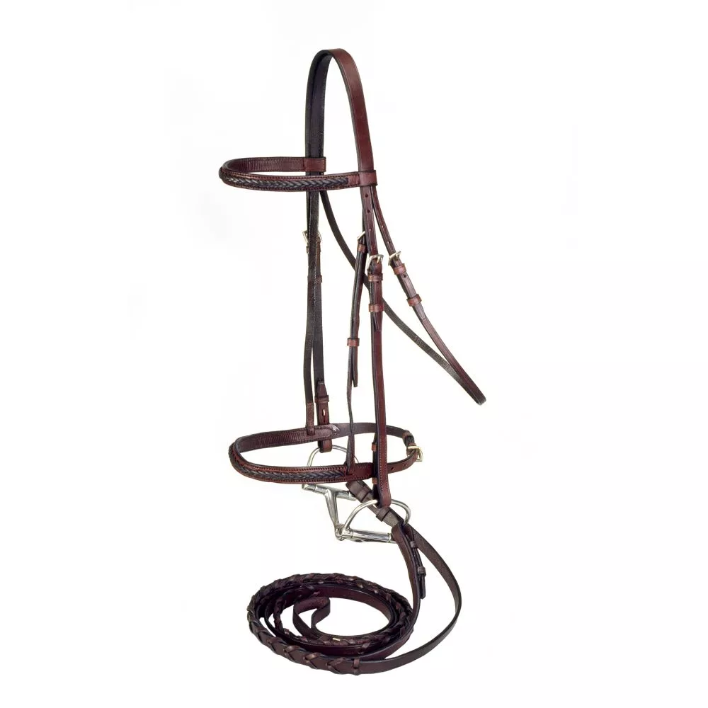 Braided Hunt Bridle Cob