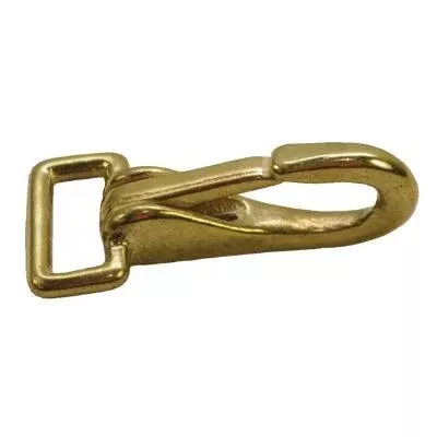 Brass Square Halter Snaps