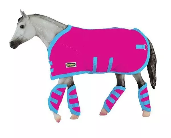 Breyer Blanket and Shipping Boots - Hot Pink