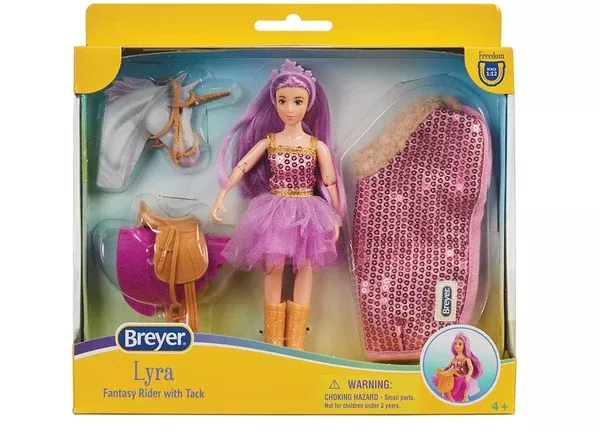 Breyer Lyra Unicorn Rider & Tack