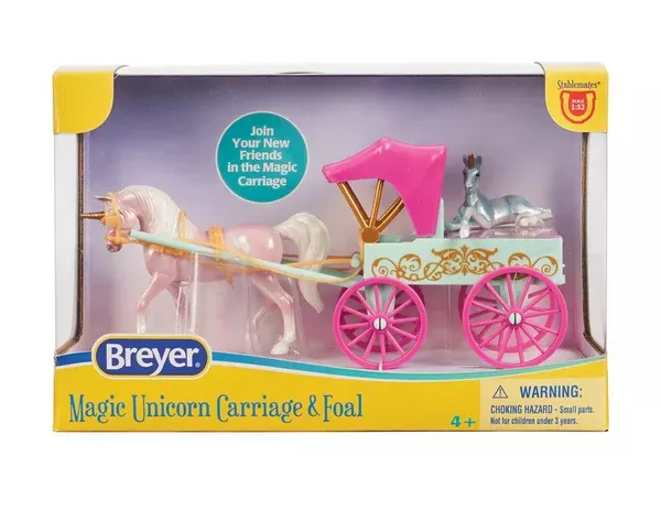 Breyer Magic Unicorn Carraige & Foal