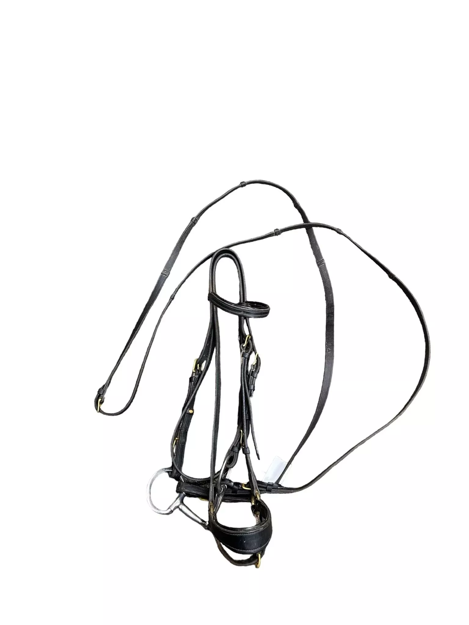 Bridle W/Reins and Bit - Black - USED