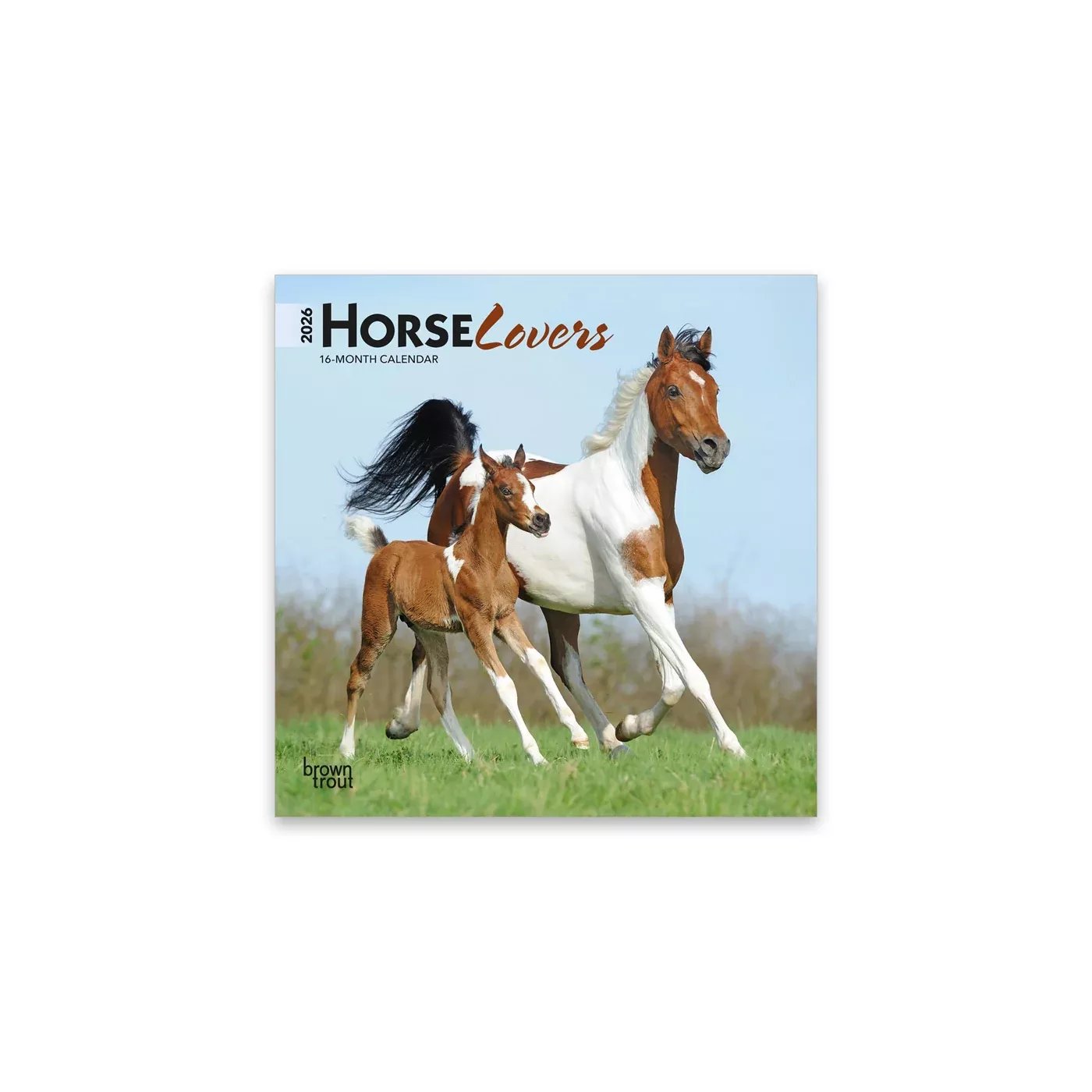 BrownTrout Horse Lovers 2026 Mini Calendar