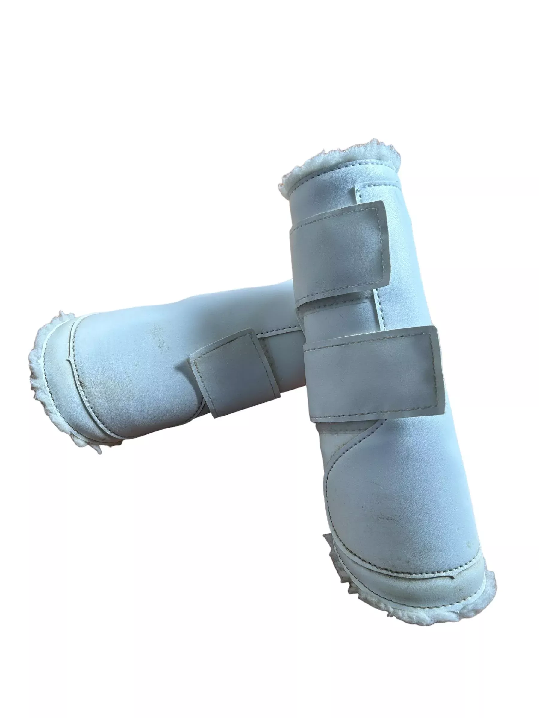 Brushing boots - White -Medium - USED