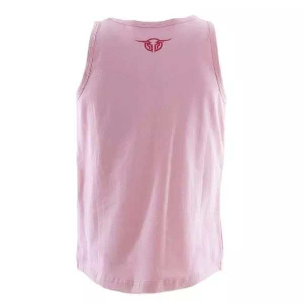 Bullzye Girls Tripped Singlet Pink