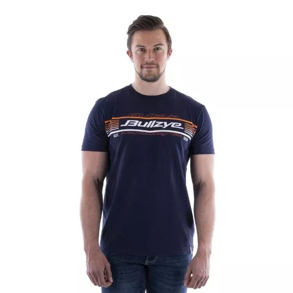 Bullzye Mens Elevation Short Sleeve Tee Navy