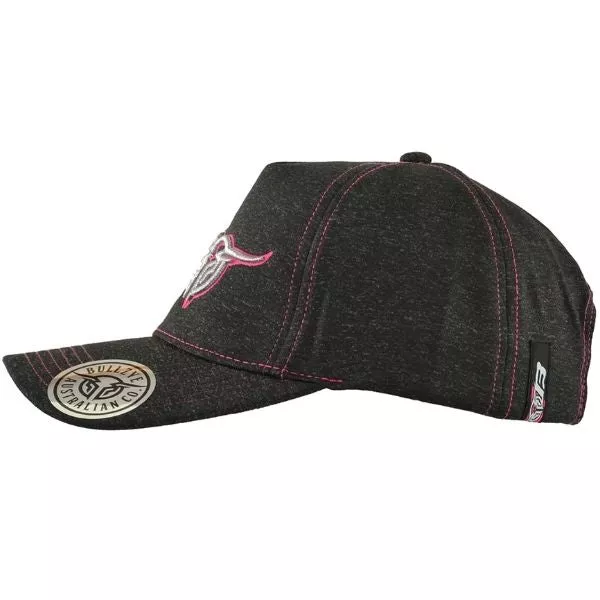 Bullzye Womens Authentic Cap Charcoal/Pink