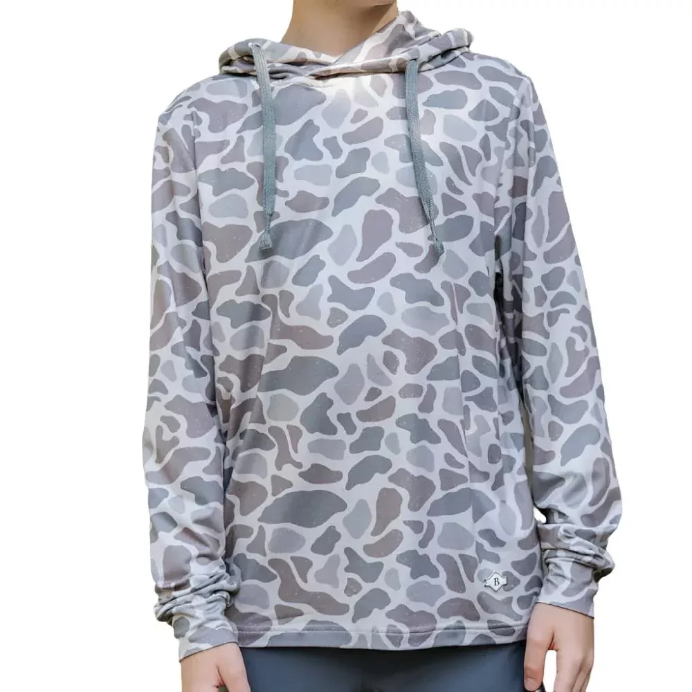Burlebo Boy's Classic Deer Camo Performance Hoodie