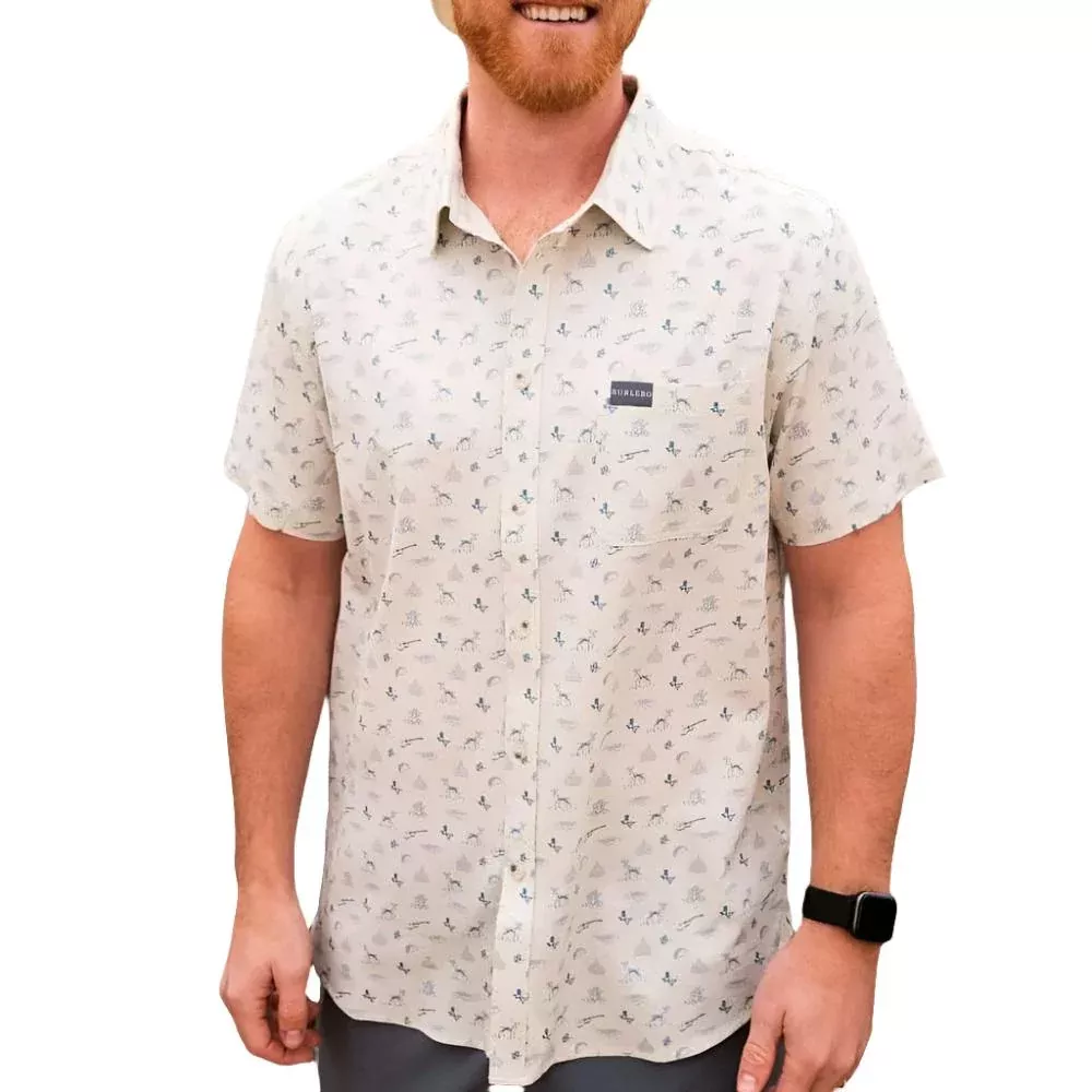 Burlebo Lone Star State Performance Button Up Shirt