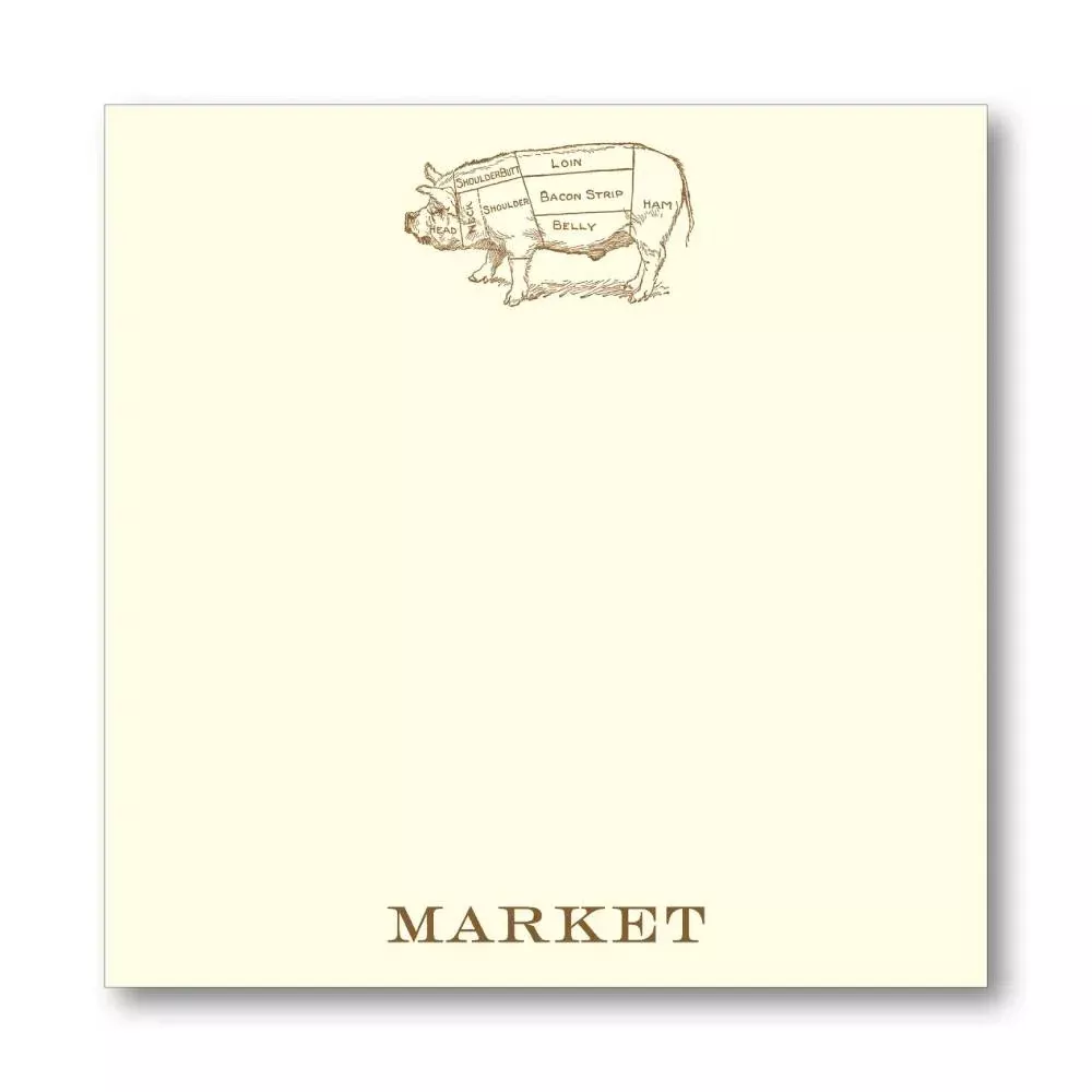 Butcher's Pig Notepad - FINAL SALE