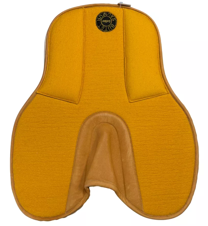 Butet Standard Rear Riser Felt Half Pad in Gold - Full