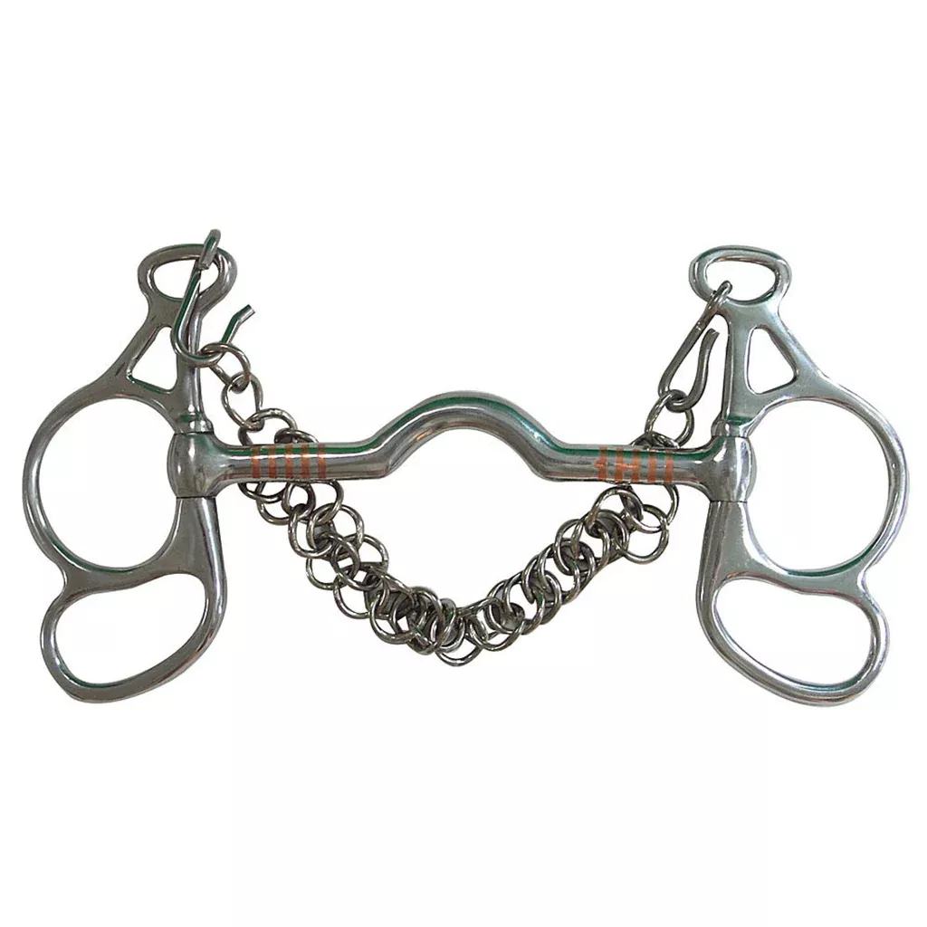 Butterfly Medium Port 2 Loop Driving Horse Bit