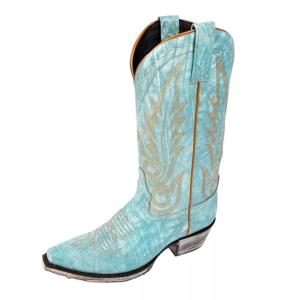 Caborca Turquesa Rustico Boot - FINAL SALE