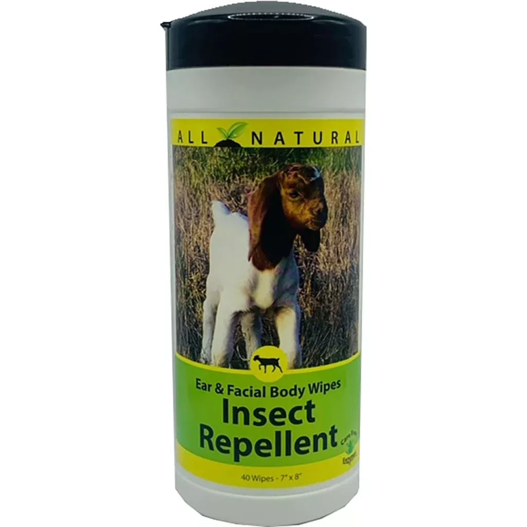 Carefree Enzymes Goat Wipes Insect Repellent 40 Count